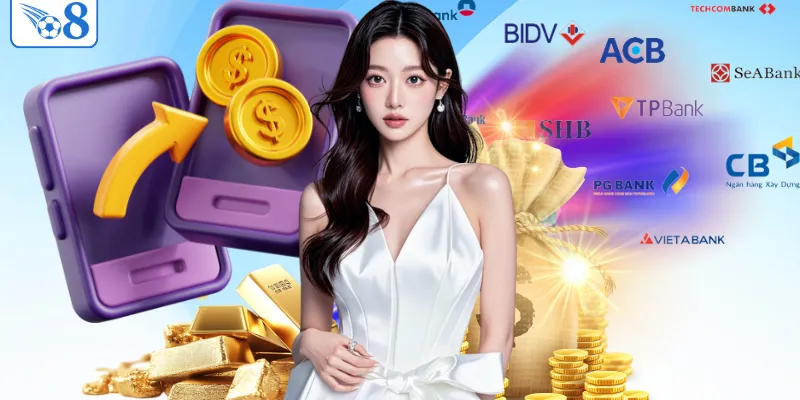 O8 – Link Đăng Nhập Chính Thức Của O8.COM > Đăng Ký Nạp Đầu Tặng Ngay 100% 14 Thao tác nạp tiền vào tài khoản game